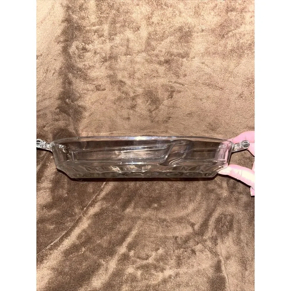 Raleigh by fostoria Three Part Divided Serving dish